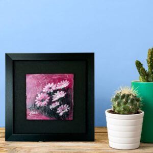 SOFT BLOOM, BOLD HEART Mini Painting