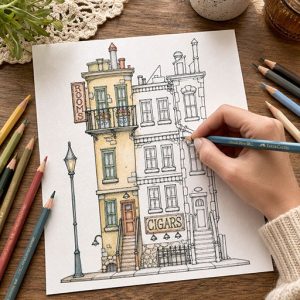 Quirky Tall Houses 01
