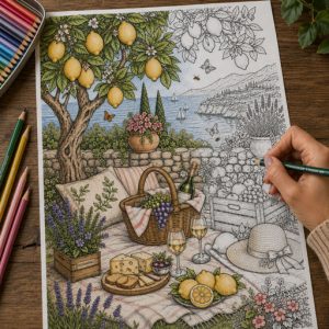 Italian Lemon Orchard Picnic