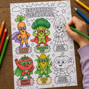 Vegetable Superheroes