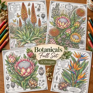 Botanicals Full Set (12 pages)